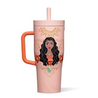 Taza de crucero de acero inoxidable con pajita de Moana – Princesas Disney